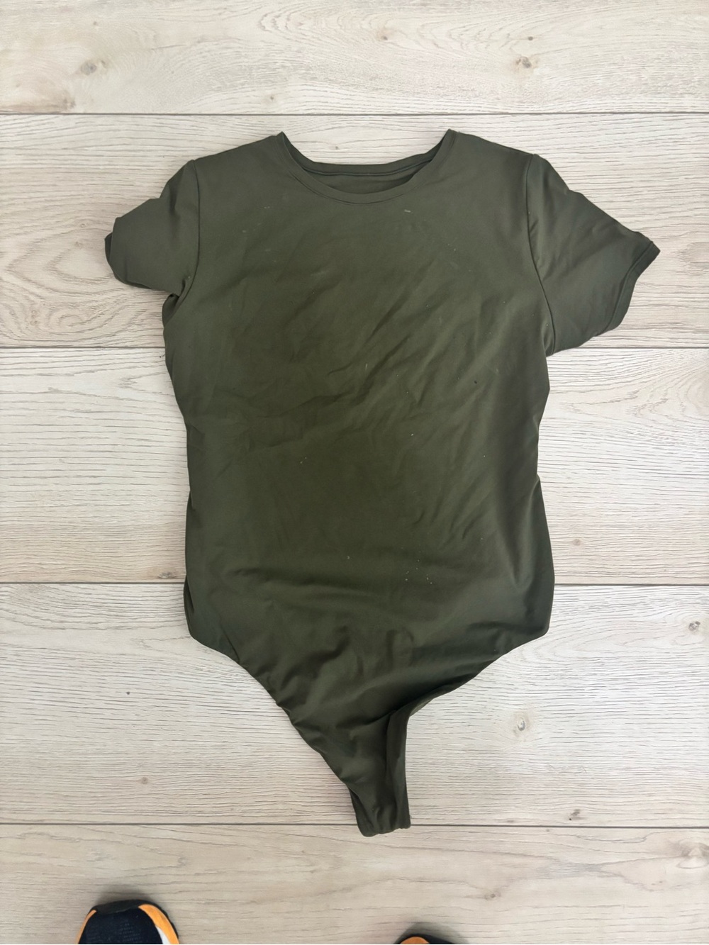 Auden Olive Green Short Sleeve Bodysuit